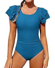 Blue One Piece Swim Suit