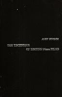 The Technique of Editing 16 MM Film. Revised Edition. 0803871147 Book Cover