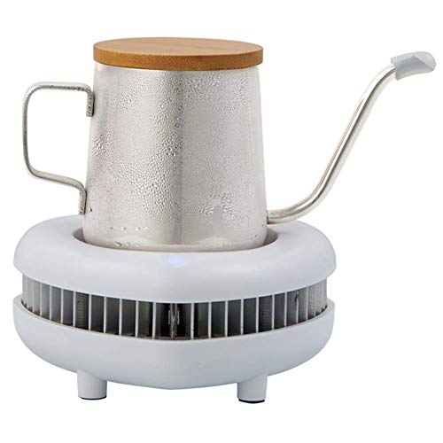Wärmer Cup Cooler Desktop 2 in 1, Kaffee-Tee-Getränke-Becher-Wärmer oder Cooler Desktop-Kaffeetasse-Wärmer und Getränke Kühl Cup for Wasser,