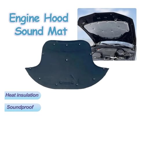 Tapis ignifuge moteur Benz W212 E180 isolation thermique coussin sonore capot - 2