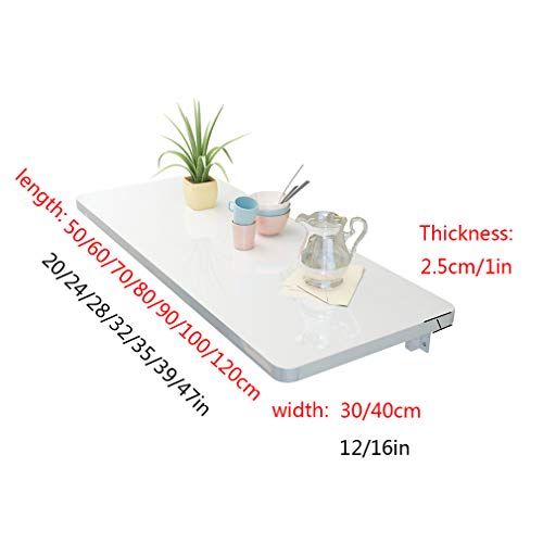 Bureau flottant pour petits espaces libérant la surface au sol - 4