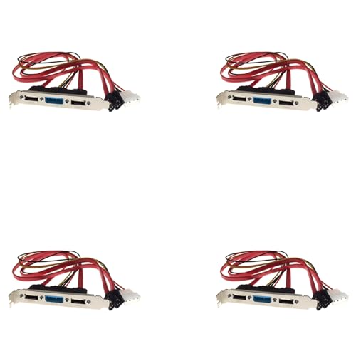 Swagell 4X PC DIY SATA-ESATA4sIDE MolexdPCIuPbgXbgP[u tnCgvt@C Otn[hhCup, 750131914