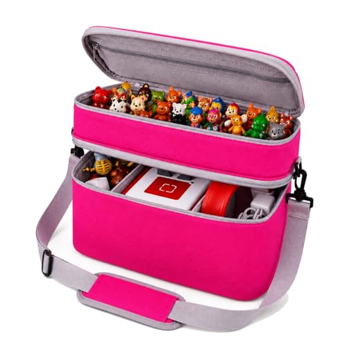 Bevegekos 2-Layer Carrying Case for Toniebox Gen 1 & 2 Holds 25+ Figures