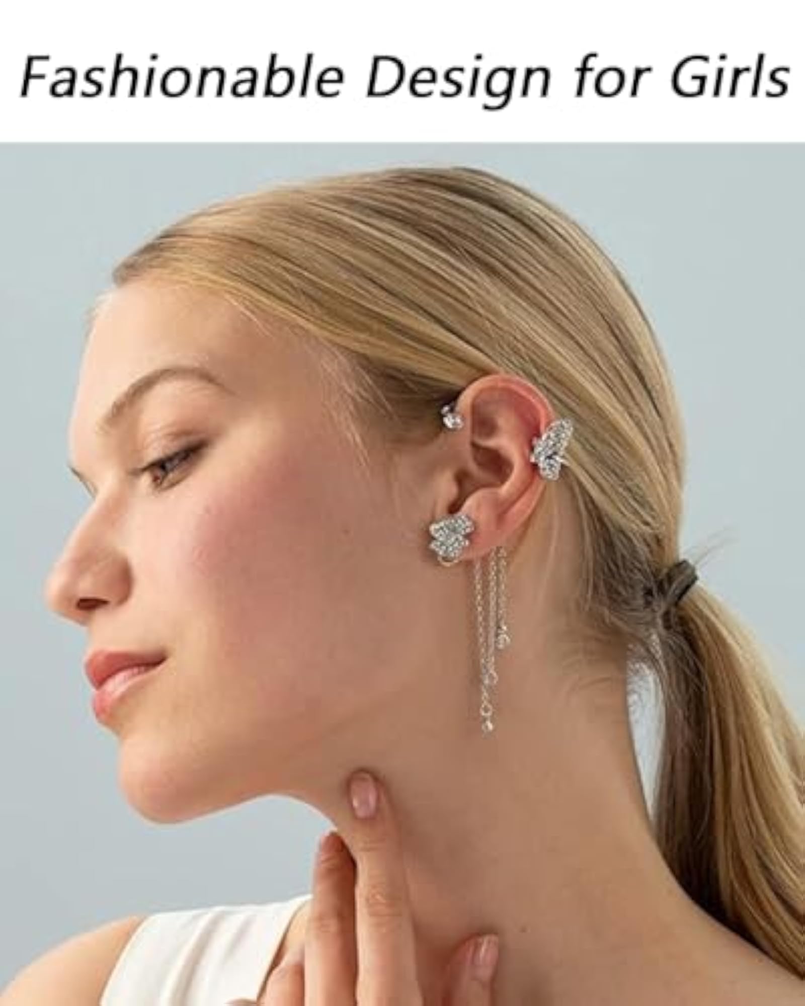 Stylish Ear Cuff Without Piercing for Women and Girls