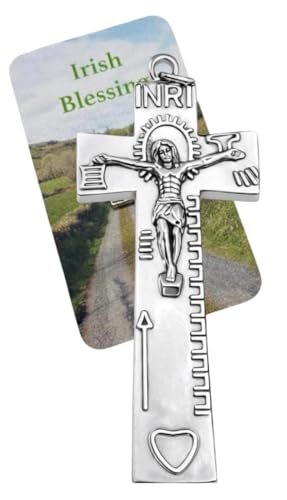 Juego de cruz penal de Irlanda y tarjetas sagradas, el regalo ideal de fe tradicional
