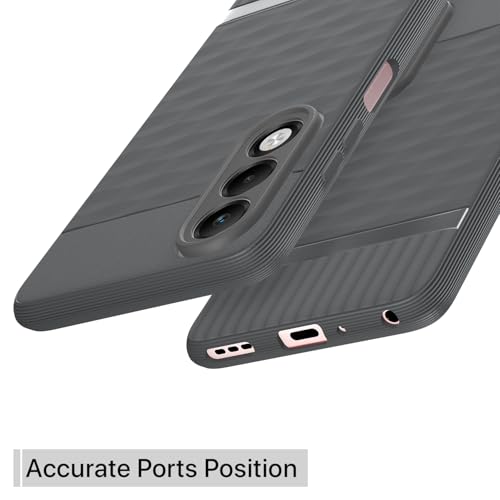 Image of Pikkme Back Cover for Oppo K13x 5G Camera Protection 3D Hexa Cube Design Silicone Protective Bumper Case (Grey)