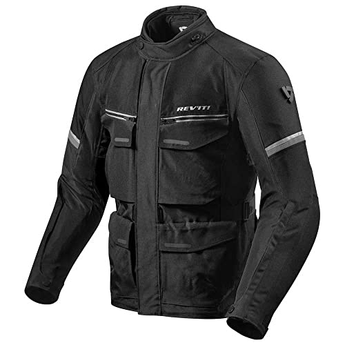 FJT262-1170-S - Rev It Outback 3 Motorcycle Jacket S Black Silver