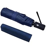 ☔【Paraguas super fuerte resistente al viento】- ¡Irrompible! Nuestro paraguas con 8 costillas está hecho de fibra de vidrio de alta calidad y acero inoxidable de alta calidad, sin óxido. Puede inclinarse ligeramente para resistir ráfagas poderosas sin volverse hacia adentro. El agarre de goma antideslizante con una correa asegura un agarre seguro incluso si sus manos están mojadas