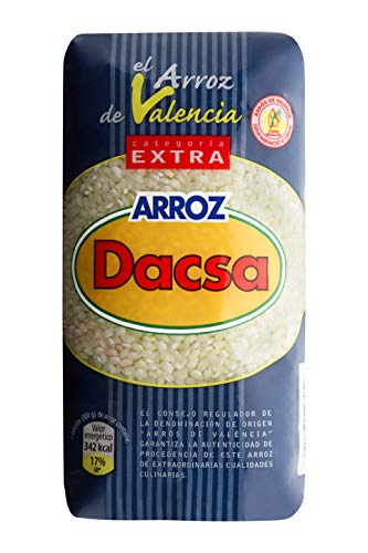 Dacsa Arroz Blanco Redondo - Paquete de 6 x 1000 gr - Total: 6000 gr