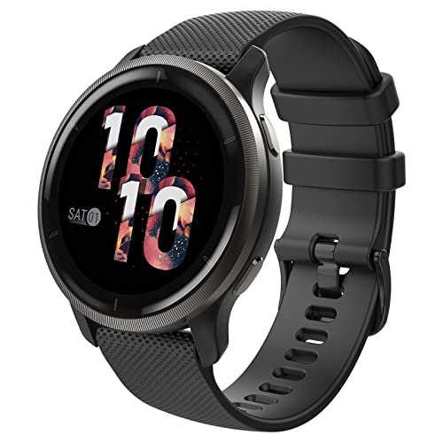 MoKo Strap Compatible with Garmin Vivoactive 4S/Venu 4 41mm/3S/2S/Forerunner 265S/255S/255S Music/Vivomove 3S