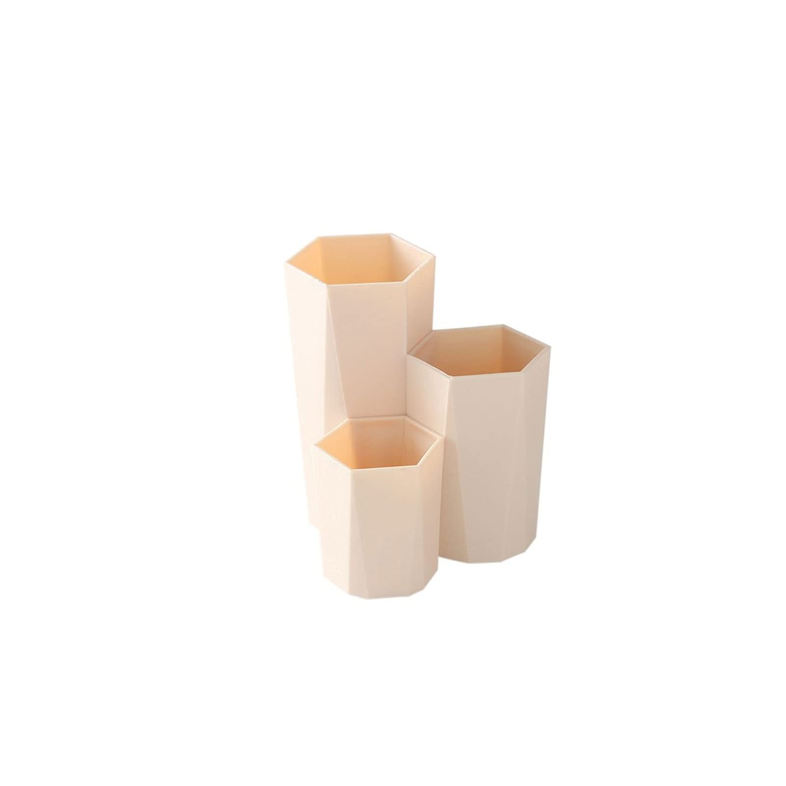 Boîte de rangement cosmétiques avec trieur 3 zones pour pinceaux et vernis