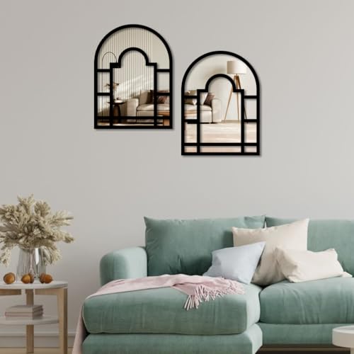 Image of Sehaz Artworks Jharokha Wall Decor Items for Living Room | Home Decoration Items for Living Room | Wall Hanging decoration | Decorative Mirror for Wall Decoration | Wall Decor Items for Bedroom