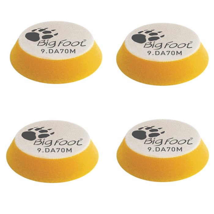2.75" FINE DA Foam PAD (Yellow- 34MM) for 2" IBRID (Pack of 4)
