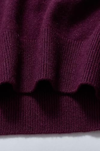 Image of JENNIE LIU Women's 100% Pure Cashmere Long Sleeve Ava V Neck Pullover Sweater