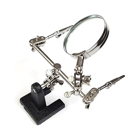 JZK Hands-Free Magnifying Glass with Clips Cover