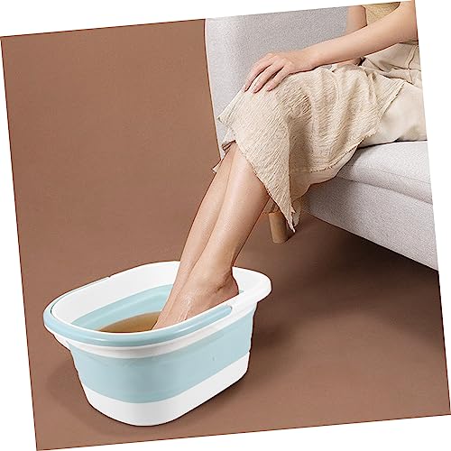 Spa de pies portátil plegable para camping y hogar miniatura 3