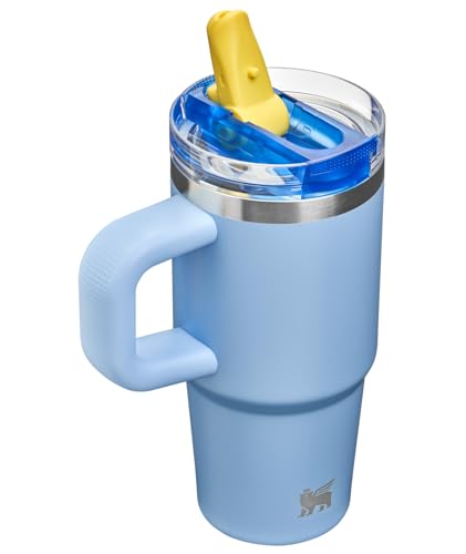 Image of STANLEY Quencher ProTour Flip Straw Tumbler with Leakproof Lid 14 oz | Built-in Straw and Handle | Cup Holder Compatible for Travel | insulated Stainless Steel Cup | BPA-Free | Cornflower Admiral Blue
