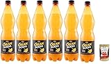 Oransoda PET, 6x 1 l bouteille soft drink, orange soda limonade italien + Italian Gourmet polpa 400g