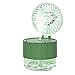 KJIUQ Mini ventilatore portatile per nebulizzazione, umidificatore di raffreddamento personalizzato, ventilatore a spruzzo, USB silenzioso o ricaricabile, adatto per casa, ufficio