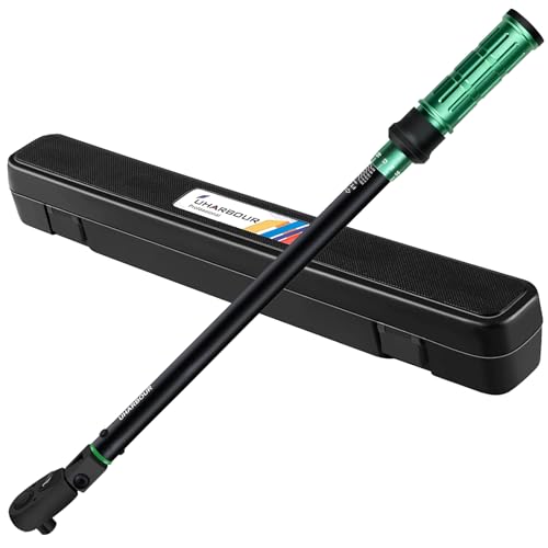 Split Beam Torque Wrench 1/2 Drive, 30-250 ft.lb Split Beam Torque Wrench, 1/2 Drive with Flexible Head, Suitable for Car, Motorcycle