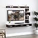 Anikaa Joan Engineered Wood Wall Mount TV Unit/TV Stand/TV Cabinet/TV Entertainment Unit/Set Top Box Stand (Wenge White) (Ideal for 43 Inch)(D.I.Y)
