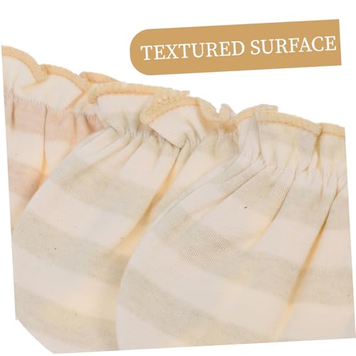 Baby Mittens for Newborns 4-Pack Cotton No-Scratch Mitts for Infants Breathable Unisex Baby Gloves for Sleeping and Preventing Scratches4