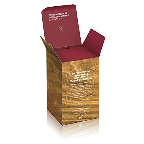 VICTORINOX Wood V0001229 Eau de Toilette woda toaletowa dla mężczyzn, perfumy z drewnem orzechowym i cytrusowym, drzewna i świeża, wegańska, 100 ml