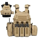 Veasunverse Tactical Vest for Airsoft & ...