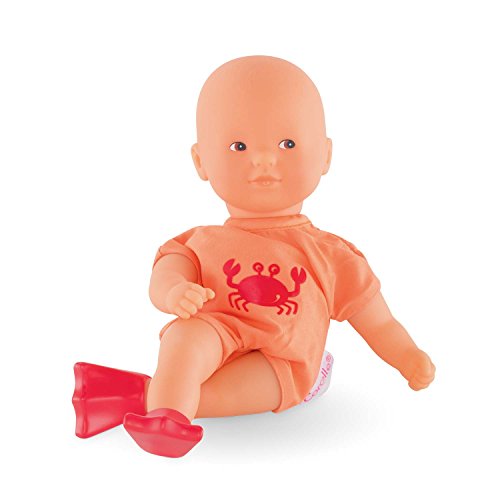 Corolle - Mon Premier Poupon, Mini Bain Orange, 20cm, dès 18 mois, 9000120060