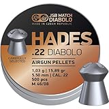 JSB Hades .22 5.50mm Pellets Tin of 500 Airgun Rifle Target 22 - Image 2