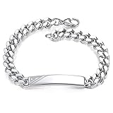 Das Gravurarmband wird in einer schwarzer Schmuckschachtel geliefert, für das perfekte Geschenk.