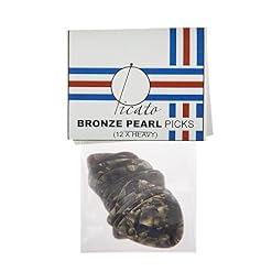 Picato Pearl Lot de 12 médiators épais Marron - Les Beatles, Paul McCartney, John Lennon, RIngo Starr, George Harrison