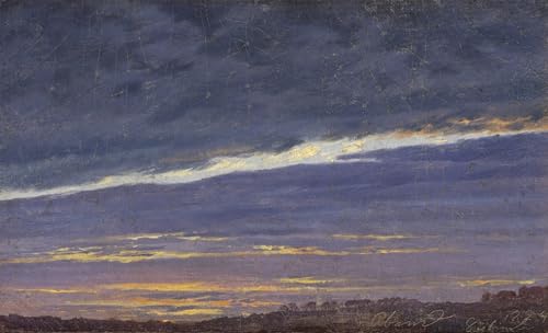 Toile Murale Caspar David Friedrich 60x90cm - La Solution pour Habiller un Grand Mur Vide de Salon