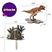 DecoSet® Jurassic World Rule The Earth Cake Topper, 2-Piece Dinosaur Cake Decoration, Food Safe Birthday Cake Decoration