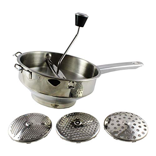 Wurko - Pasapurés inoxidable 20 cm 3 discos Gorem