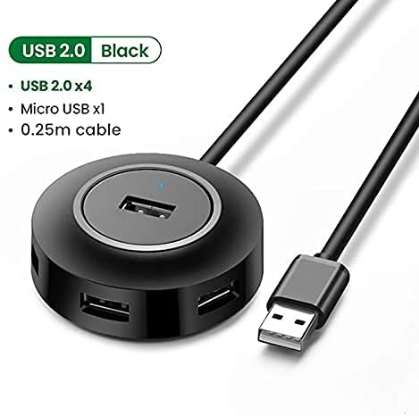 L'espansione a 4 Porte USB Splitter, 2.0 2.0 Hub Hub Hub Docking Station Pluging e Plays Pluging e Play