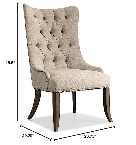 Hooker-Furniture-Rhapsody-Tufted-Dining-Chair-in-Rustic-Walnut-Set-of-2 Hooker Furniture Rhapsody Tufted Dining Chair in Rustic Walnut Set of 2