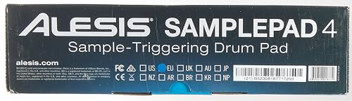 Alesis SamplePad 4 | Compact Percussion and Sample Triggering Instrument with Velocity Sensitive Pads, Drum Sounds and SD/SDHC Card Slot (Black) - Image 10 thumbnail