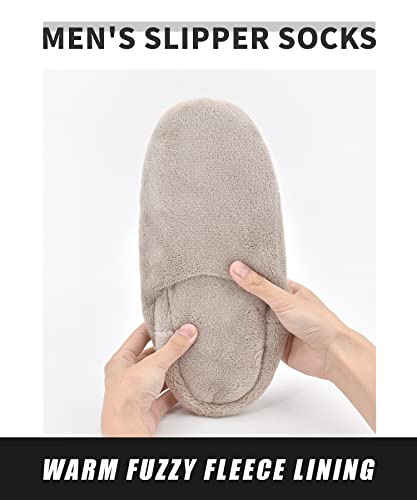 Keyela Unisex-adults Slipper Socks with Grippers Fuzzy House Slippers for Men's and Women's Indoor Winter Warm Fleece Lined Sock Slippers3