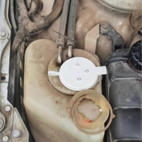 Tapa depósito líquido limpiaparabrisas para solucionar pérdidas en Benz W169 4