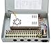 Xenocam 18 Channel Port 12V DC 30 Amp Amper Glass Fuse Distributed Power Supply Box for CCTV DVR Security System and Cameras