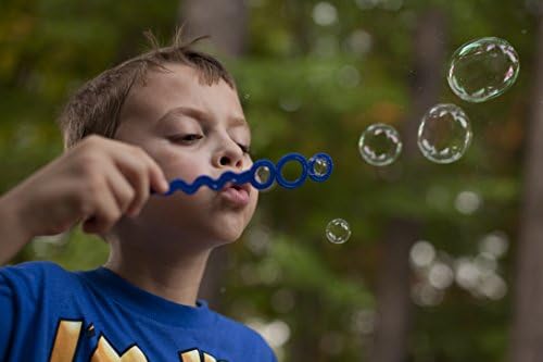 Bubble Wands - Jumbo Colorful Bubble Wand Toy Set โ Assortment of 12โ Large Wands โ For Kids and Adults โ Giant Trays Will Make Lots of Bubbles โ Summer Outdoor Fun Bubble Toys โActivity Party Favors