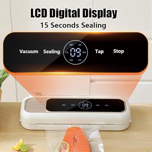 Machine sous vide 65 kPa avec cutter intégré et écran LCD pour conservation - 3