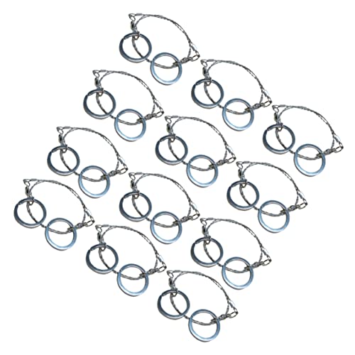 NUOBESTY 12Pcs Outdoor Survival Saw Portable Chainsaw for Camping Hiking and Hunting Durable Strand Wire Design for Effortless Cutting Essential Survival Gear for Outdoor