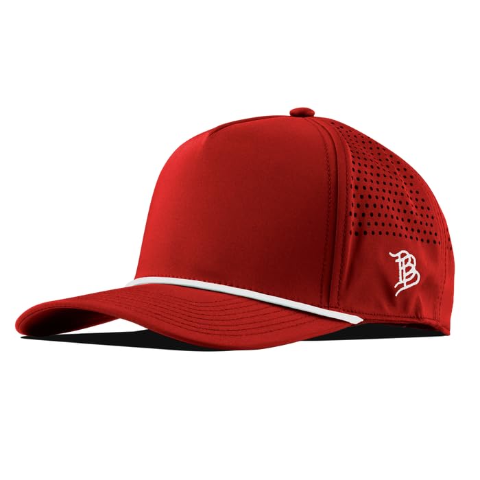 Image of Branded Bills Bare Curved 5 Panel Rope Hat for Men, Adjustable Snapback Golf Baseball Cap No Patch