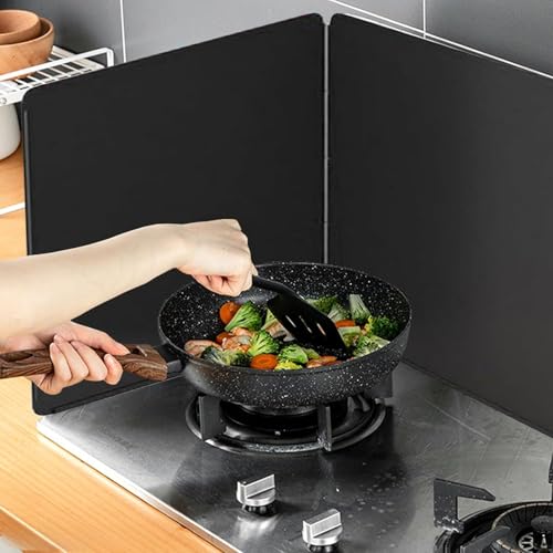 Protector antisalpicaduras de diseño higiénico con acabado sólido de 50 cm 5
