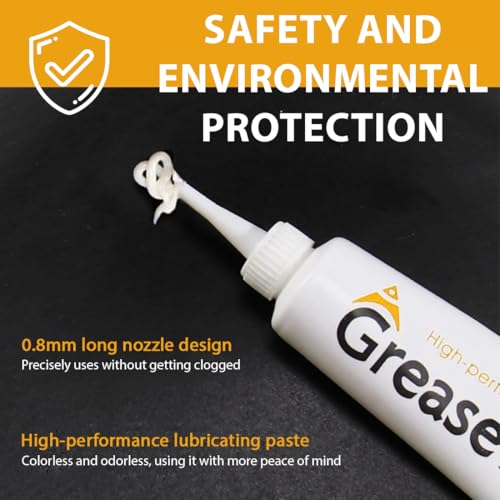 15 Stück 3D Drucker Fett, Maschinenfett Armaturen Fett, Silikonfett, Lagerfett, Optische Achse Schmierfett, Rostfrei und Verschleißfest