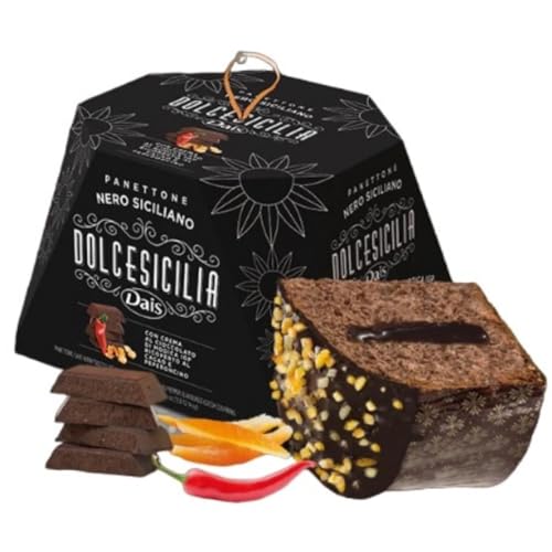Panettone Nero Siciliano al cioccolato di Modica