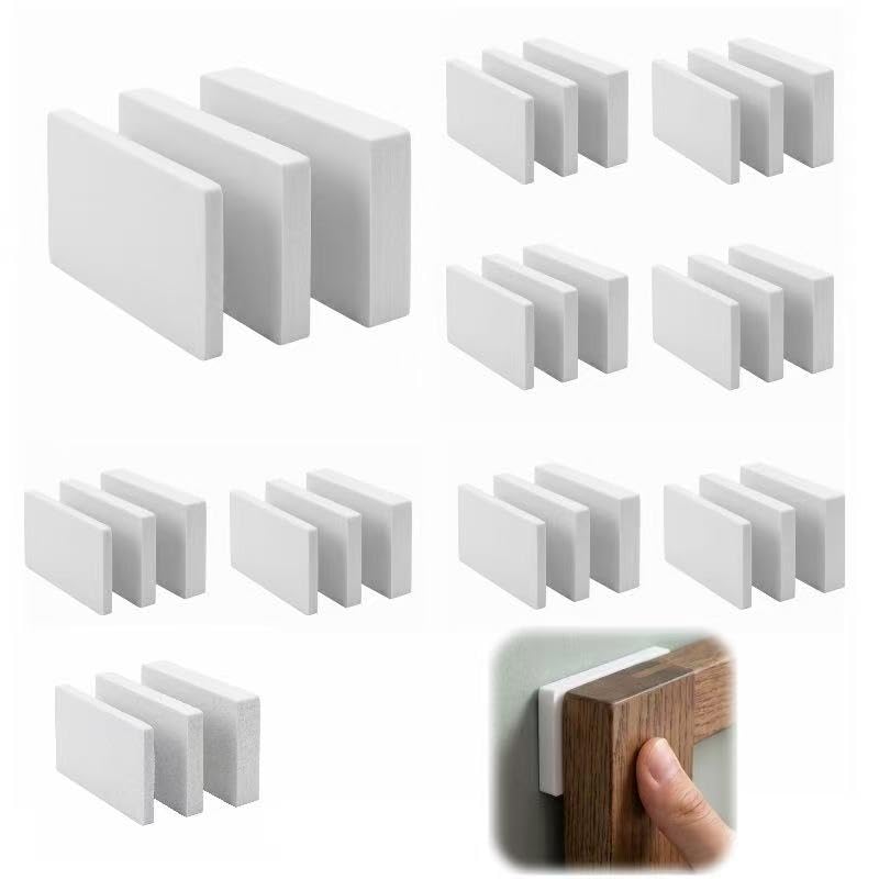 Waoferfio Headboard Stoppers, Bed Gap Filler & Wall Protector, 30 Pcs Furniture Pads, Anti-Vibration Noise Stopper for Bed Frame