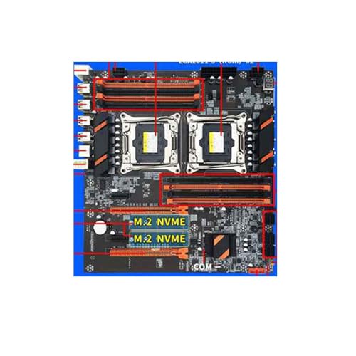Applicable to X99 dual CPU motherboard supports 4 ECC memory and supports up to 256G LGA2011 motherboard with 2XE5 2650 V3 CPU